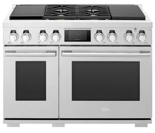 *Open Box* SKS 48” Dual Fuel Range – 4 Gas/2 Induction / Sous Vide / Steam