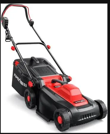 14-Inch Corded Electric Lawn Mower, 12.5 Amp, 2IN1 Mulch & 10 Gal Bag