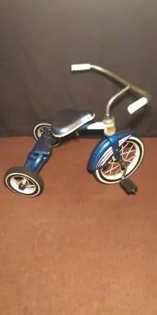 Vintage - TRICYCLE Blue two step 1960s --- SCHWINN Pixie Bike 1980