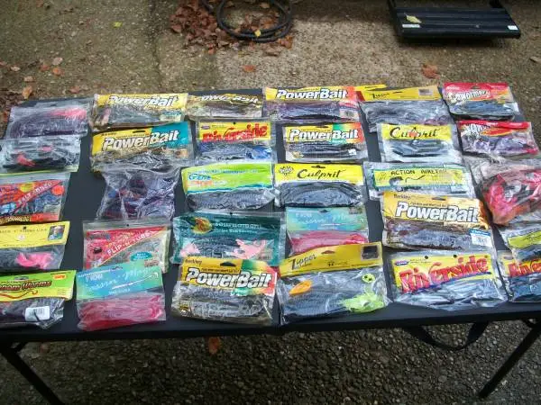 Bass Fishing Jelly Worms, Hundreds of Kinds, $1.00 Each Bag