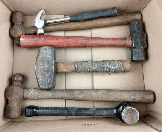 Box of (6) Assorted Hammers
