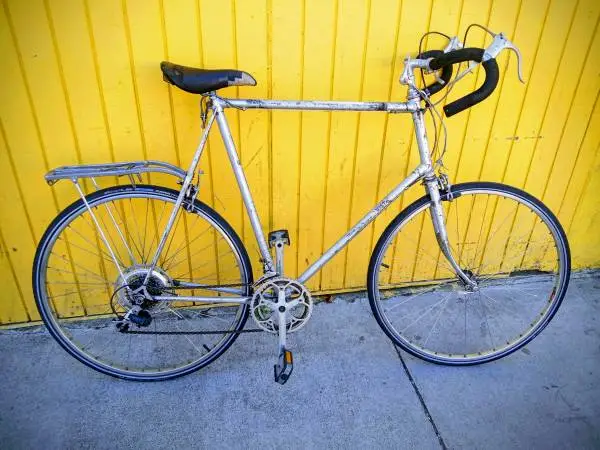 XL 66cm Japanese Vista - Silver Shadow, 1970s Road bike. 12-speed