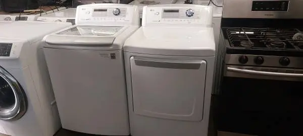 LG Top Load Washer And Gas Dryer