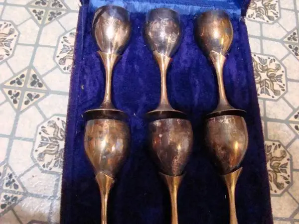 brass wine cups