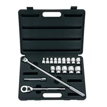 STANLEY 17PC. 1/2DR. SAE SOCKET SET-Brand New