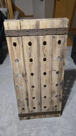 Wine Riddling Wooden Rack