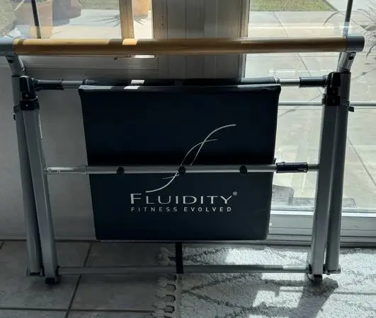 Fluidity Fitness Evolved Ballet Barre Pilates Exercise Bar and Mat