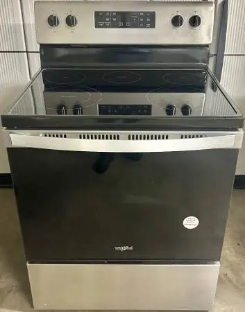 Whirlpool Electric Stove Stainless Steel Stove 30” Width