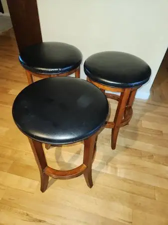Bar stools round swivel