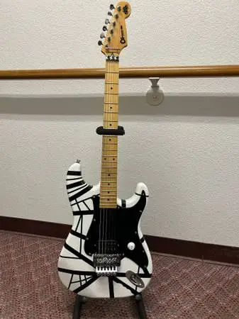 Brand new look like Van Halen 2 EVH black and white striped ONLY $400