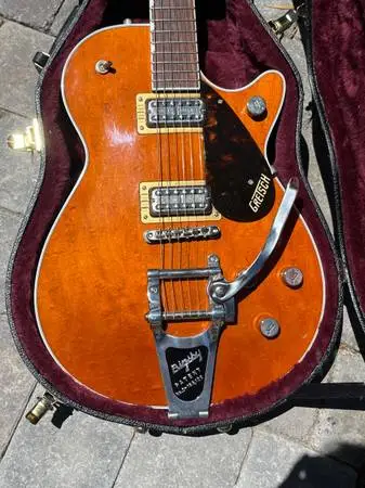 Gretsch G6128T-PE Duo Jet w/ Bigsby in Round-Up Orange MIJ