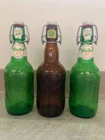 Assorted Vintage Beverage Bottles