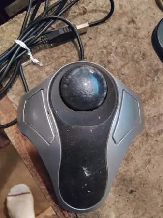 orbit optical mouse space ship shaped