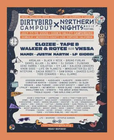 1 GA Ticket for Northern Nights x DirtyBird Campout