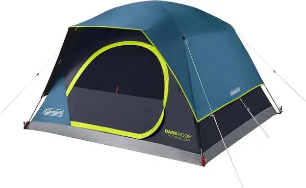 6-Person Dark Room Skydome Camping Tent
