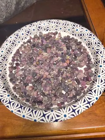 500grams purple sapphires