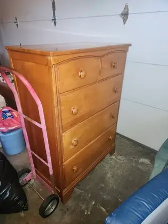 Dresser and chest drawers