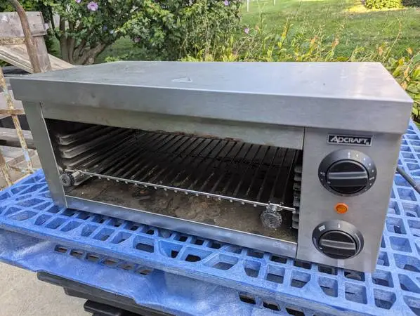 24 Electric Cheese Melter Adcraft CHM-1200W #6320 Commercial Broiler