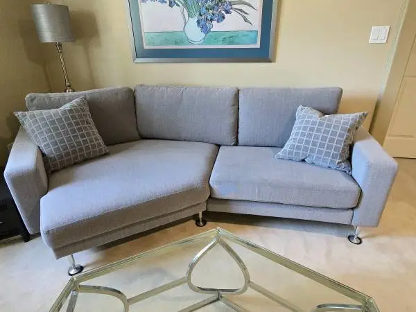 Sectional Sofa, Lounge, Living room, Family, gray