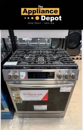 New Frigidaire Gas Slide-in Range