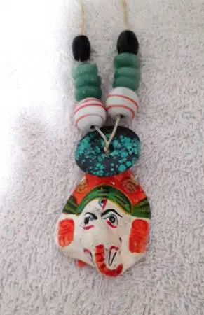 Handcrafted Ganesh Necklace $30 or best offer