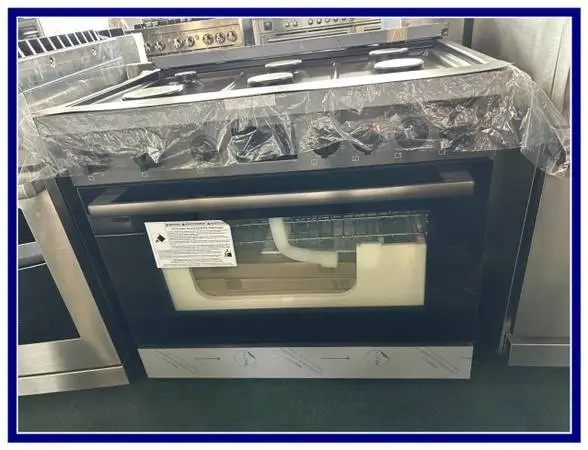 Bosch 800 Series Freestanding Dual Fuel Convection Range Black