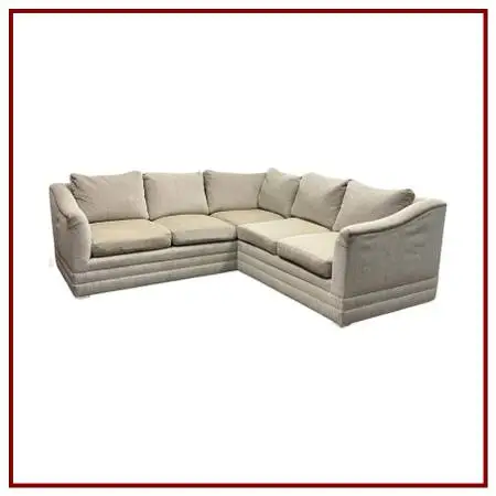 Kravet Custom Chenille Two Piece Sectional. Estimate Price: $11,300