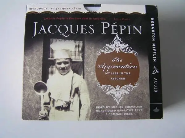 JACQUES PEPIN * MY LIFE IN THE KITCHEN * 8 CD AUDIO BOOK
