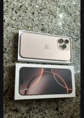 Iphone 16 pro 256gb unlocked with box charger case screen protector