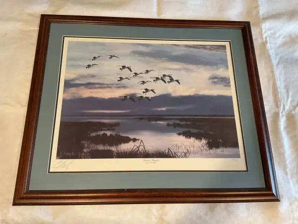 🔴 Wall Art, (5) professionally framed wildlife prints. VERY NICE!