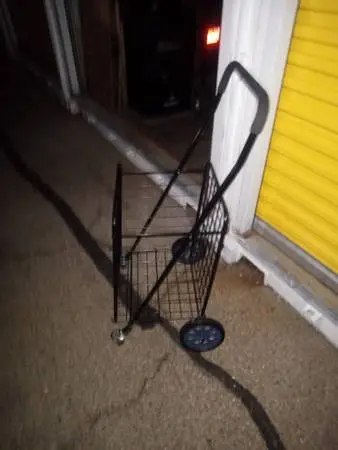 Collapsible (folding) grocery cart