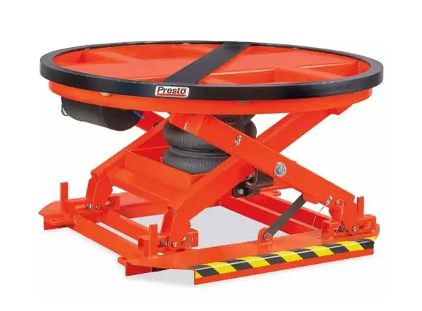 PrestoLifts Pneumatic Airbag Palletizer / Pallet Positioner