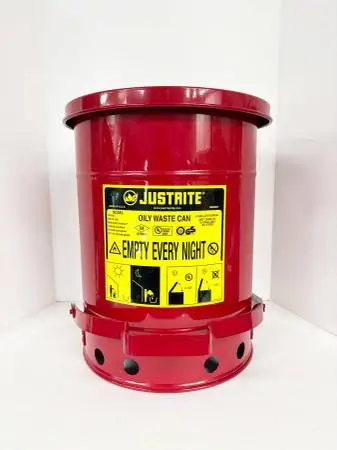 Justrite Oily Waste Can - 6 Gal
