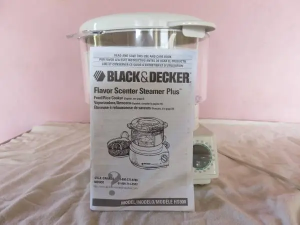 Black and Decker Flavor Scenter Steamer Plus