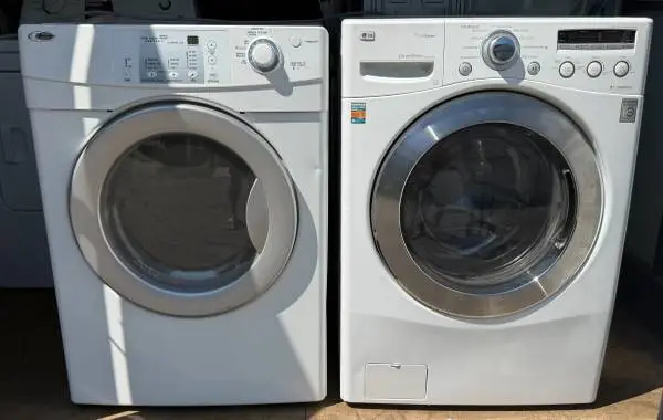 Clean & Tested Front-Load Washer & Electric Dryer Set White — $400
