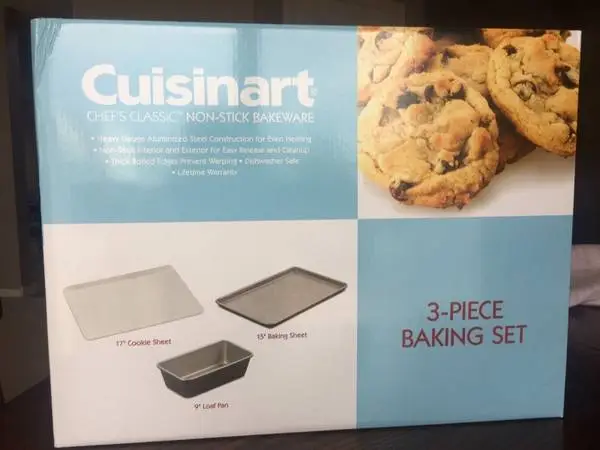 Cuisinart 3-Pc. Nonstick Bakeware Set (Brand New)