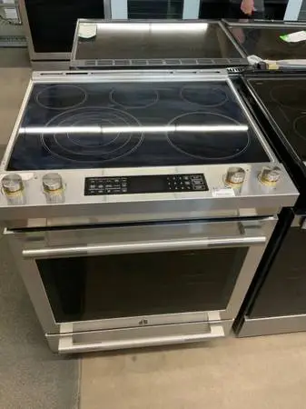 **JENNAIR STAINLESS ELECTRIC SLIDE IN STOVE**ON SALE NOW**