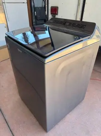 Gray Whirlpool Top Load Washer