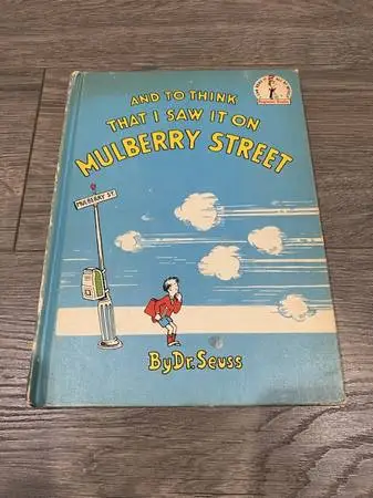 DR. SEUSS HARDCOVER AND TO THINK THAT I SAW IT ON MULBERRY STREET