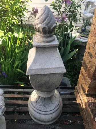 Garden ornament 22 inches tall