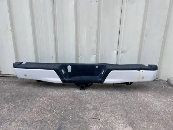 Ford F150 Bumper Rear 2015-2020 Hitch White Oem F-150 Step Pad