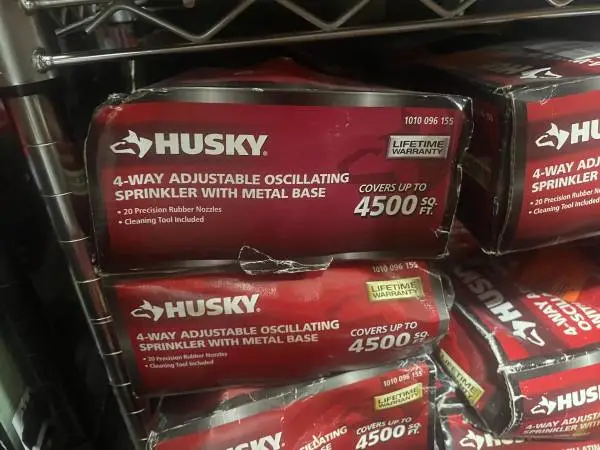 Husky 4-Way Adjustable Oscillating Sprinkler