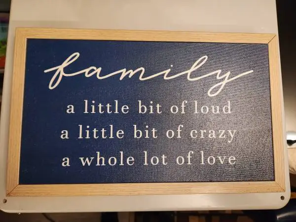 Family Sign for Wall Decor