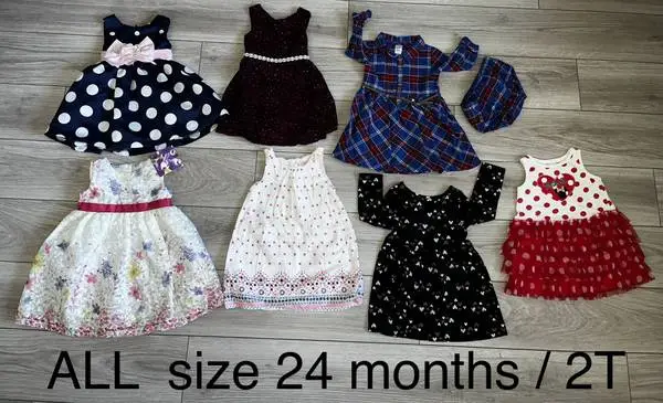 Dresses size 2T and 3T and 4T