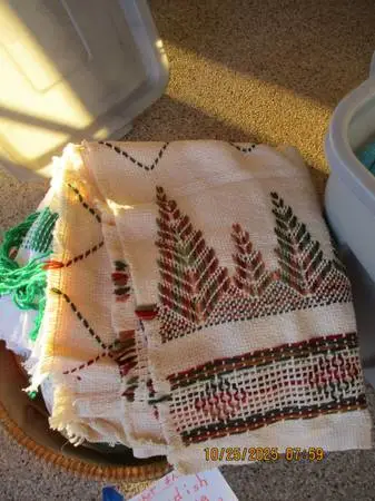 Swedish weaving fabric