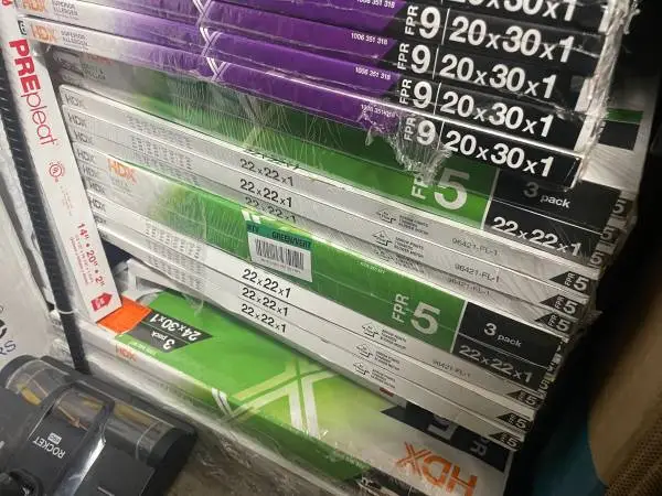 Air Filters Assortment Prices Vary