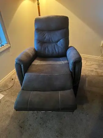 Grey Swivel Rocker Recliner