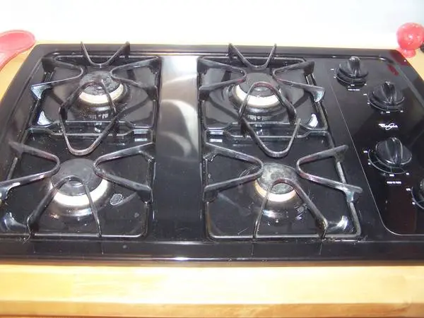 Whirlpool Countertop Black Propane GAS 30” Range with ELECTRIC Start