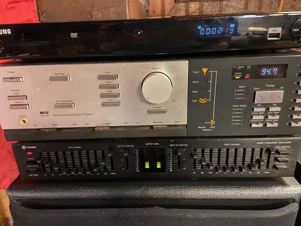 Mcs receiver and10 band equalizer Samsung DVD CD player