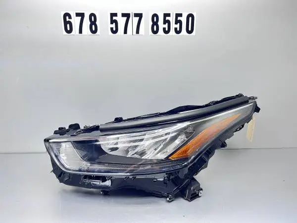Toyota Highlander Headlight 2020-2023 Full LED Left Driver Headlamp
